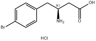 (S)-3-Amino-4-(4-Bromophenyl)butyric Acid Hydrochloride Structure