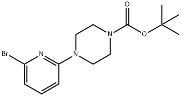 4-BOC-1-(6-BROMO-2-PYRIDYL)PIPERAZINE 구조식 이미지