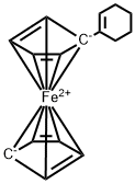 (1-Cyclohexen-1-yl)ferrocene Structure