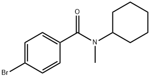 4-bromo-N-cyclohexyl-N-methylbenzamide Structure