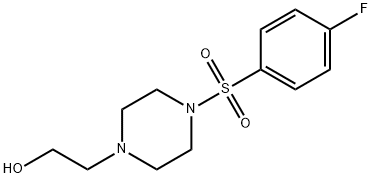 2-(4-((4-Fluorophenyl)sulfonyl)piperazin-1-yl)ethanol Structure