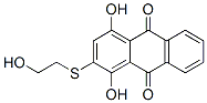 1,4-dihydroxy-2-[(2-hydroxyethyl)thio]anthraquinone Structure