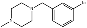 1-(3-BROMOBENZYL)-4-METHYLPIPERAZINE 구조식 이미지