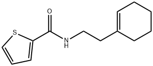 2-Thiophenecarboxamide,N-[2-(1-cyclohexen-1-yl)ethyl]- Structure