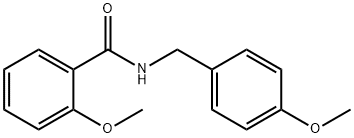 2-methoxy-N-(4-methoxybenzyl)benzamide Structure