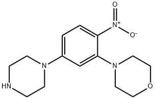 4-(2-NITRO-5-PIPERAZIN-1-YLPHENYL)MORPHOLINE Structure