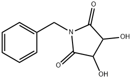 3,4-DIHYDROXY-1-(PHENYLMETHYL) 2,5-PYRROLIDINEDIONE Structure