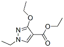 1H-Pyrazole-4-carboxylicacid,3-ethoxy-1-ethyl-,ethylester(9CI) 구조식 이미지