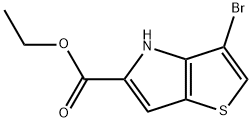 ethyl 3-broMo-4H-thieno[3,2-b]pyrrole-5-
carboxylate Structure