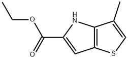 에틸3-메틸-4H-티에노[3,2-B]피롤-5-카르복실레이트 구조식 이미지