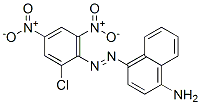 4-[(2-chloro-4,6-dinitrophenyl)azo]naphthalen-1-amine  구조식 이미지