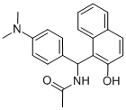 N-[(4-DIMETHYLAMINO-PHENYL)-(2-HYDROXY-NAPHTHALEN-1-YL)-METHYL]-ACETAMIDE Structure