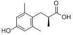 (2'S)-4-HYDROXY-2,2',6-TRIMETHYL-BENZENEPROPANOIC ACID Structure