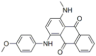 1-[(4-메톡시페닐)아미노]-4-(메틸아미노)안트라퀴논 구조식 이미지