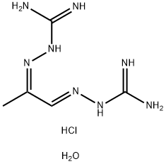 메틸글리옥살비스-(구아닐하이드라존)*디하이드로클로라이드 구조식 이미지