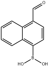 (4-FORMYL-1-NAPHTHALENE)BORONIC ACID Structure