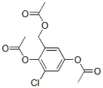 디아세트산2-아세틸옥시메틸-6-클로로벤젠-1,4-디일에스테르 구조식 이미지