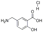 5-(AMinoMethyl)-2-hydroxybenzoic acid HCl Structure