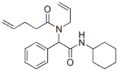 벤젠아세트아미드,N-시클로헥실-알파-[(1-옥소-4-펜테닐)-2-프로페닐아미노]-(9CI) 구조식 이미지