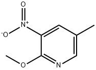2-Methoxy-3-Nitro-5-Picoline 구조식 이미지