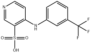 4-((3-(Trifluoromethyl)phenyl)amino)-3-pyridinesulfonicacid Structure
