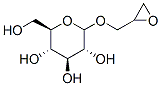 2',3'-epoxypropylglucopyranoside Structure