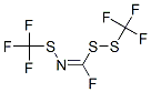 1-[(Trifluoromethyl)dithio]-N-[(trifluoromethyl)thio]formimidic acid fluoride Structure