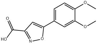 5-(3,4-DIMETHOXY-PHENYL)-ISOXAZOLE-3-CARBOXYLIC ACID Structure