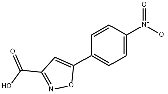 5-(4-Nitrophenyl)isoxazole-3-carboxylic acid Structure