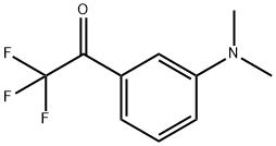 에타논,1-[3-(디메틸아미노)페닐]-2,2,2-트리플루오로-(9CI) 구조식 이미지