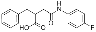 2-BENZYL-N-(4-FLUORO-PHENYL)-SUCCINAMIC ACID Structure