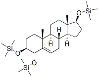 3beta,4alpha,17beta-Tris(trimethylsiloxy)androst-5-ene Structure