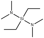 BIS(DIMETHYLAMINO)DIETHYLSILANE Structure