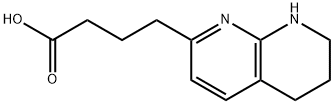 5,6,7,8-TETRAHYDRO-1,8-NAPHTHYRIDIN-2-BUTYRIC ACID
 Structure