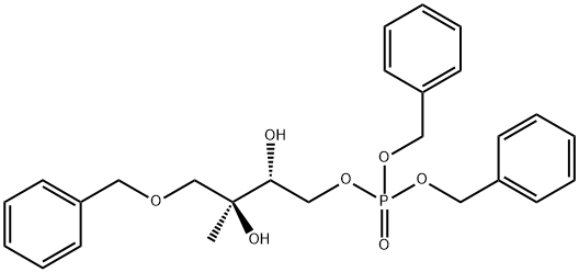 Methyl-D-erythritol Phosphate Structure