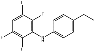 N-(4-Ethylphenyl)-2,3,5,6-tetrafluorobenzenaMine Structure