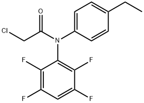 2-클로로-N-(4-에틸페닐)-N-(2,3,5,6-테트라플루오로페닐)아세타미드 구조식 이미지