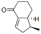 4H-Inden-4-one,1,2,5,6,7,7a-hexahydro-1-methyl-,(1S,7aS)-(9CI) Structure