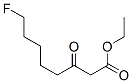 8-Fluoro-3-oxooctanoic acid ethyl ester Structure