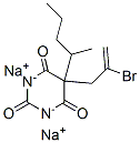 나트륨5-(2-브로모알릴)-5-(sec-펜틸)바르비투레이트 구조식 이미지