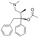 [S-(R*,S*)]-알파-[2-(디메틸아미노)-1-메틸에틸]-알파-페닐페네틸아세테이트 구조식 이미지