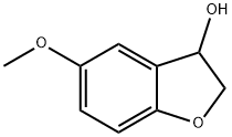 3-Benzofuranol, 2,3-dihydro-5-methoxy- 구조식 이미지