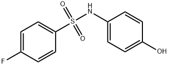 4-Fluoro-N-(4-hydroxyphenyl)benzenesulfonamide 구조식 이미지