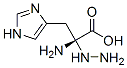 알파-히드라지노히스티딘 구조식 이미지