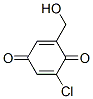 2,5-Cyclohexadiene-1,4-dione,  2-chloro-6-(hydroxymethyl)- Structure