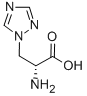 1H-1,2,4-트리아졸-1-프로파노산,알파-아미노-,(알파R)-(9CI) 구조식 이미지