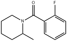 1-(2-Fluorobenzoyl)-2-Methylpiperidine, 97% Structure