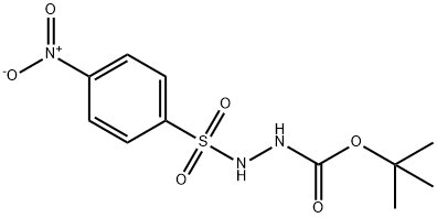1-Boc-2-(4-니트로벤젠술포닐)히드라진 구조식 이미지