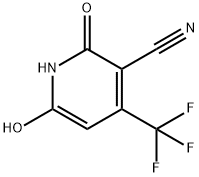 3-CYANO-2,6-DIHYDROXY-4-(TRIFLUOROMETHYL)PYRIDINE 구조식 이미지