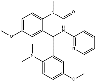 N-(2-[(2-DIMETHYLAMINO-5-METHOXY-PHENYL)-(PYRIDIN-2-YLAMINO)-METHYL]-4-METHOXY-PHENYL)-N-METHYL-FORMAMIDE 구조식 이미지